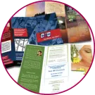 Print Shop Solutions with Colorful Brochures